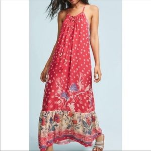 Anthropologie Floreat Juniper Maxi Dress